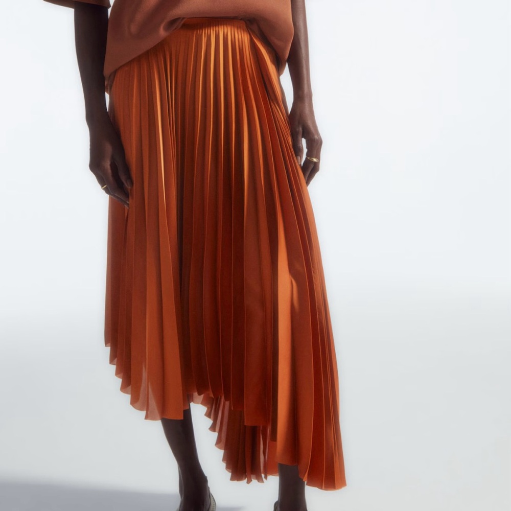 COS Asymmetrical Pleated Skirt